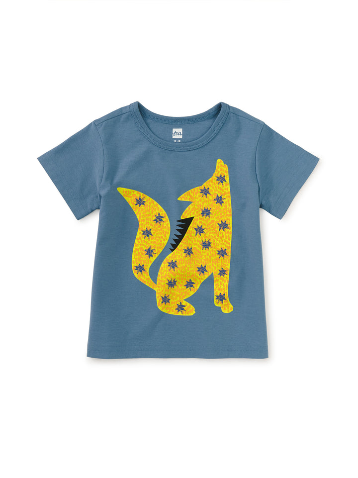 TEA COLLECTION NIÑO TSHIRT WOLF GRAPHIC CORONET BLUE