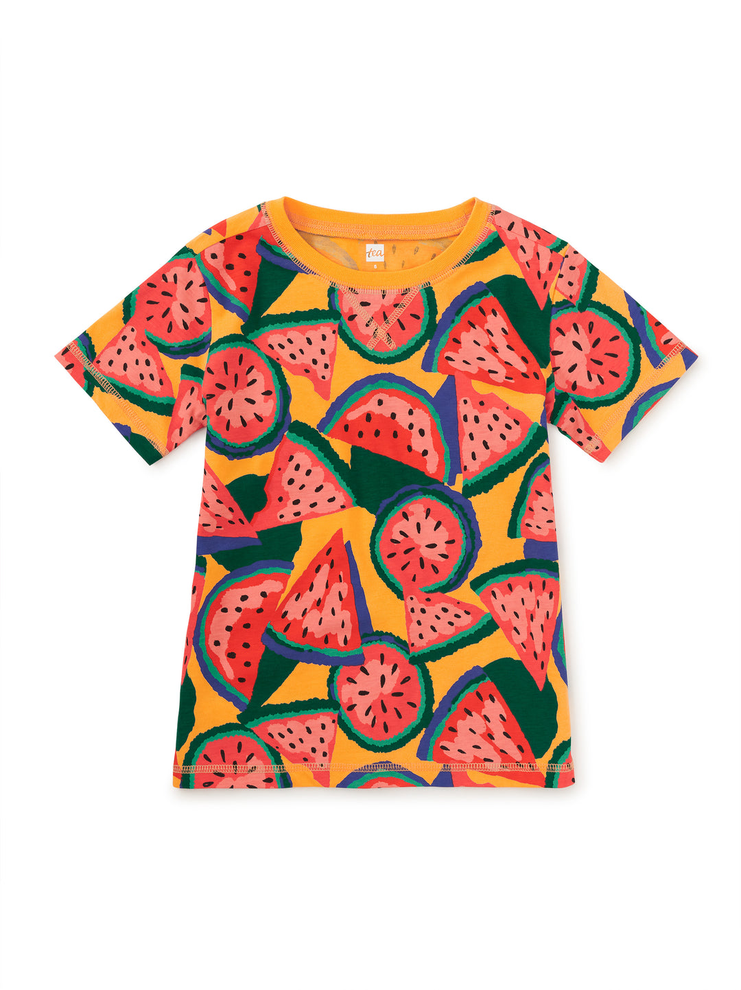 TEA COLLECTION NIÑO TSHIRT PRINTED WIGGLY WATERMELONS