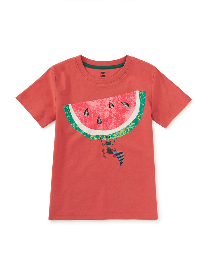 TEA COLLECTION NIÑO TSHIRT MIGHTY ANT GRAPHIC COPPER