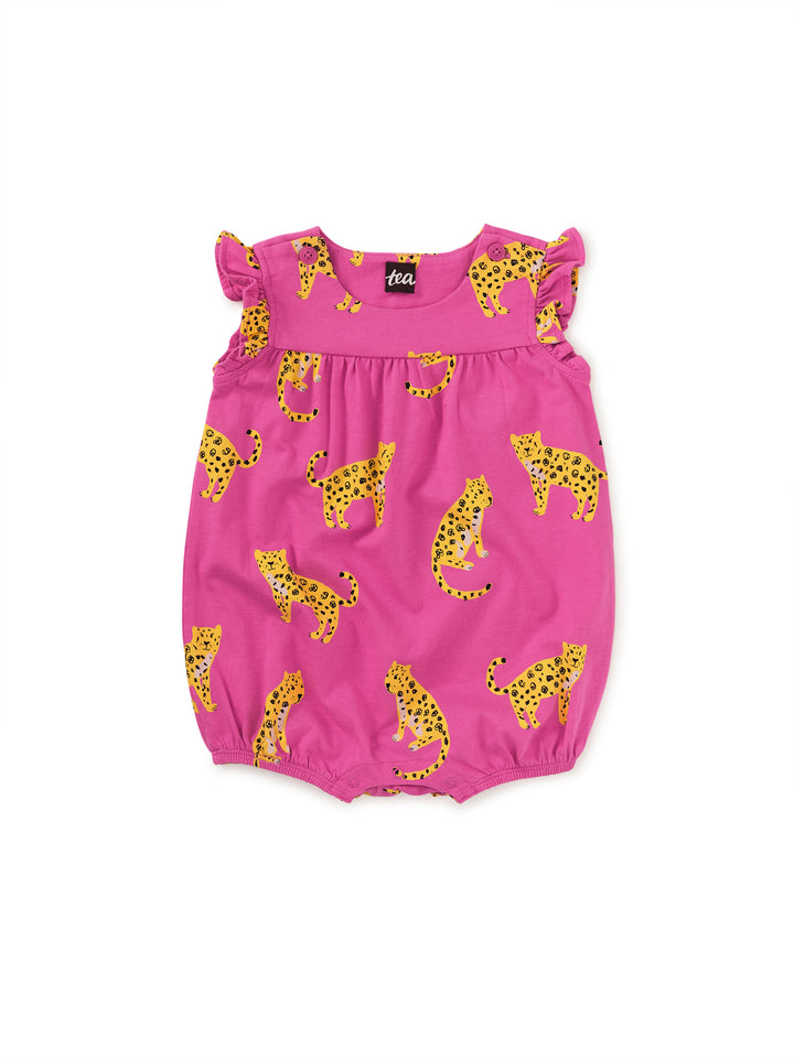 TEA COLLECTION BEBE NIÑA ROMPER FLUTTER SWEET JAGUARS