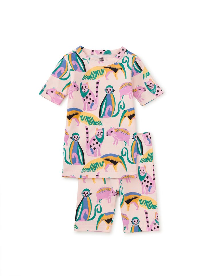 TEA COLLECTION NIÑA PIJAMA IN YOUR DREAMS BRAZILIAN ANIMAL FRIENDS