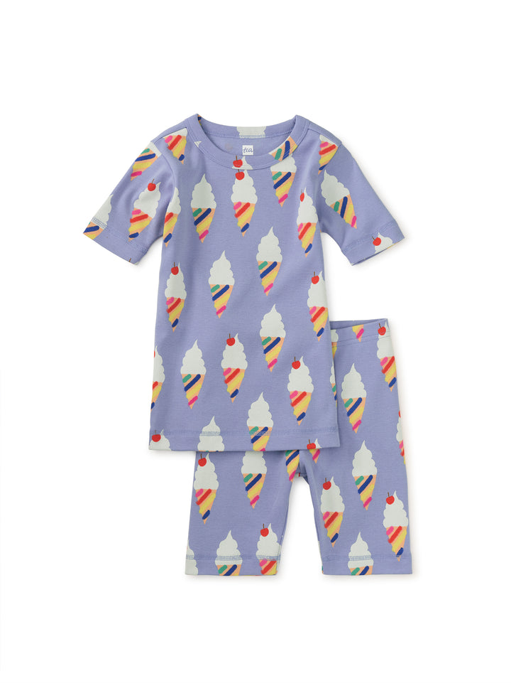 TEA COLLECTION NIÑA PIJAMA IN YOUR DREAMS RAINBOW ICE CREAM