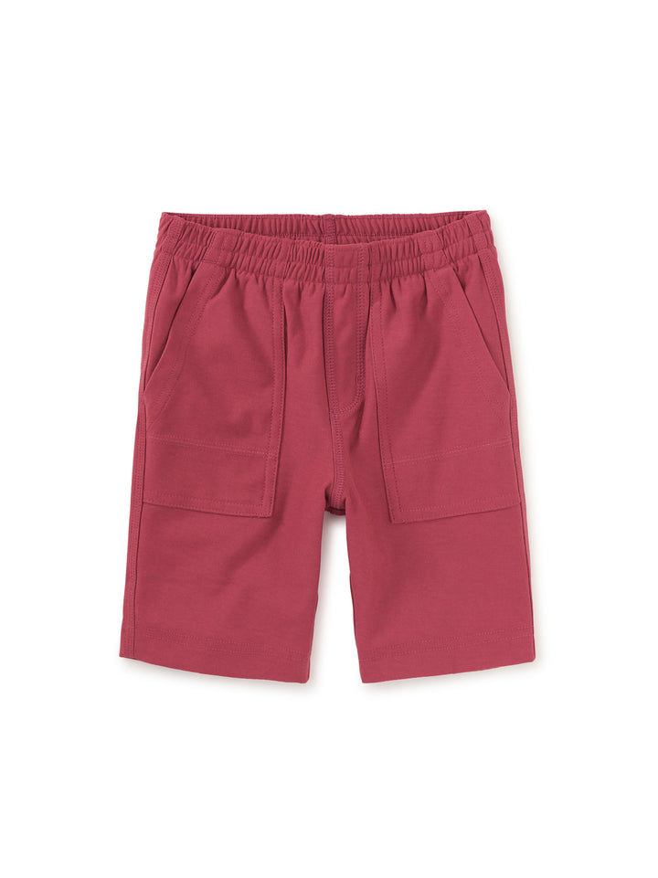 TEA COLLECTION NIÑO SHORT PLAYWEAR EARTH RED