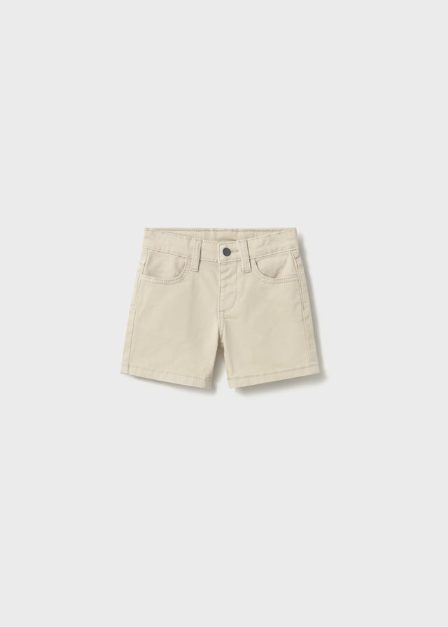 Mayoral Short Sarga 5b Basica Beige para Niño