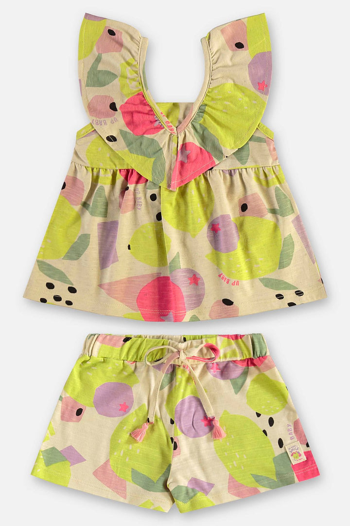 UP BABY NIÑA CONJ. DE SHORT ABSTRATO