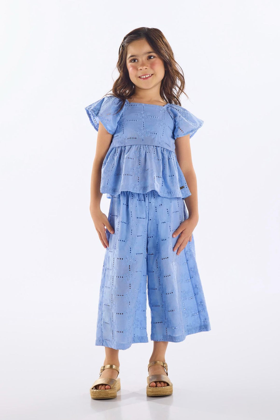 UP BABY NIÑA CONJ. DE PANTALON AZUL SERENO