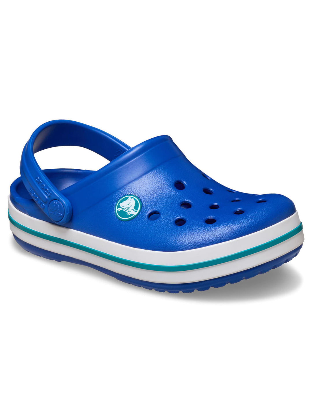 CROCS NIÑO CHANCLETA CLOG T BLUE BOLT/TURBO TEAL