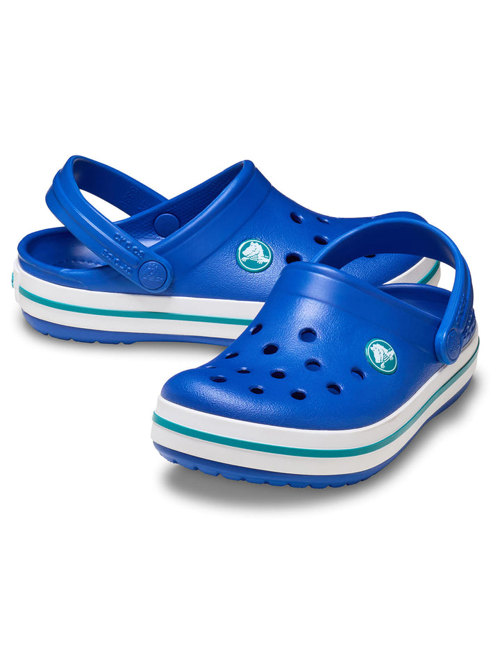 CROCS NIÑO CHANCLETA CLOG T BLUE BOLT/TURBO TEAL