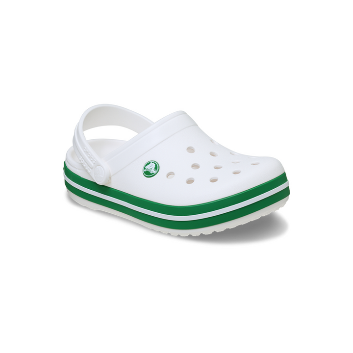 CROCS NIÑO CHANCLETA-CROCBAND CLOG K-WHITE/GREEN IVY