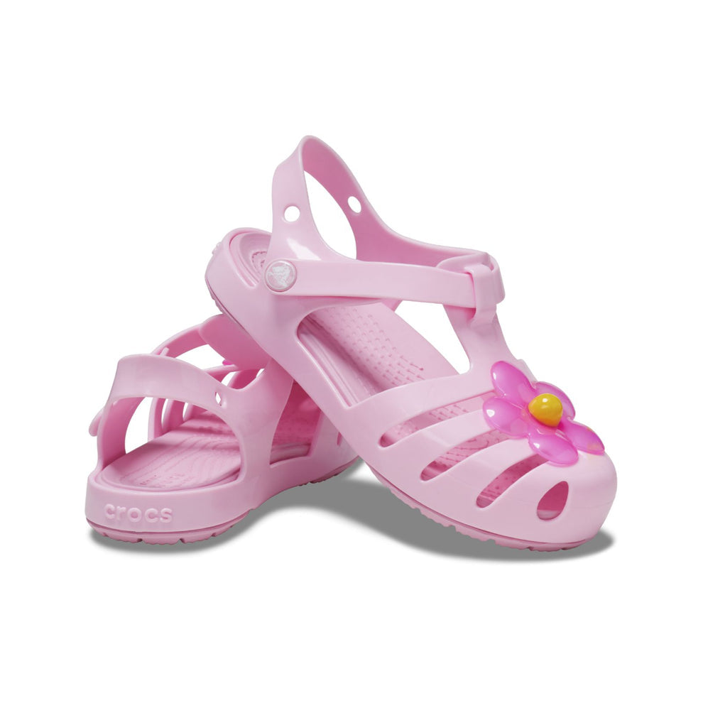 CROCS NIÑA SANDALIA ISABELLA CHARM FLAMINGO