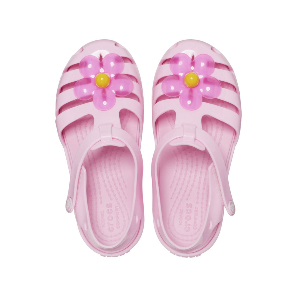 CROCS NIÑA SANDALIA ISABELLA CHARM FLAMINGO