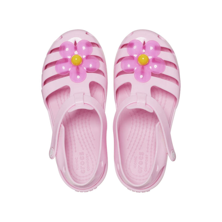 CROCS NIÑA SANDALIA ISABELLA CHARM FLAMINGO