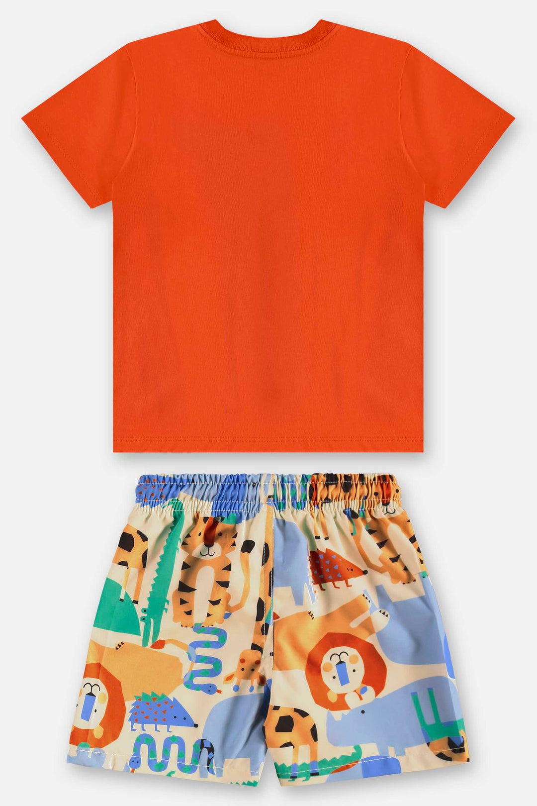 UP BABY NIÑO CONJ. DE SHORT LARANJA SCARLET