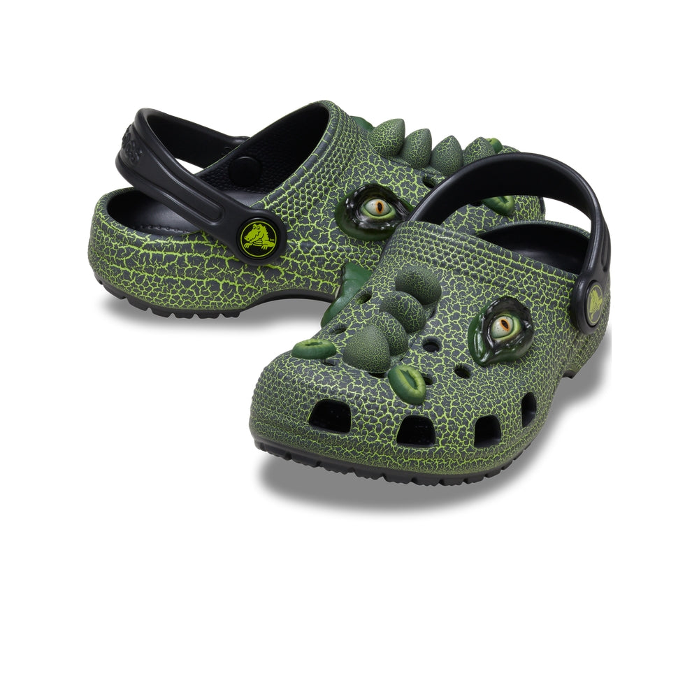 CROCS NIÑO CHANCLETA-CLASSIC IAM SCARY DINO CLOG T-BLACK