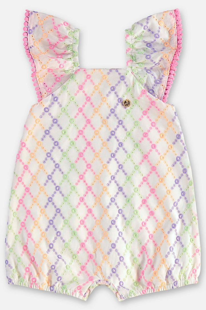 UP BABY BEBE NIÑA ROMPER NATURAL