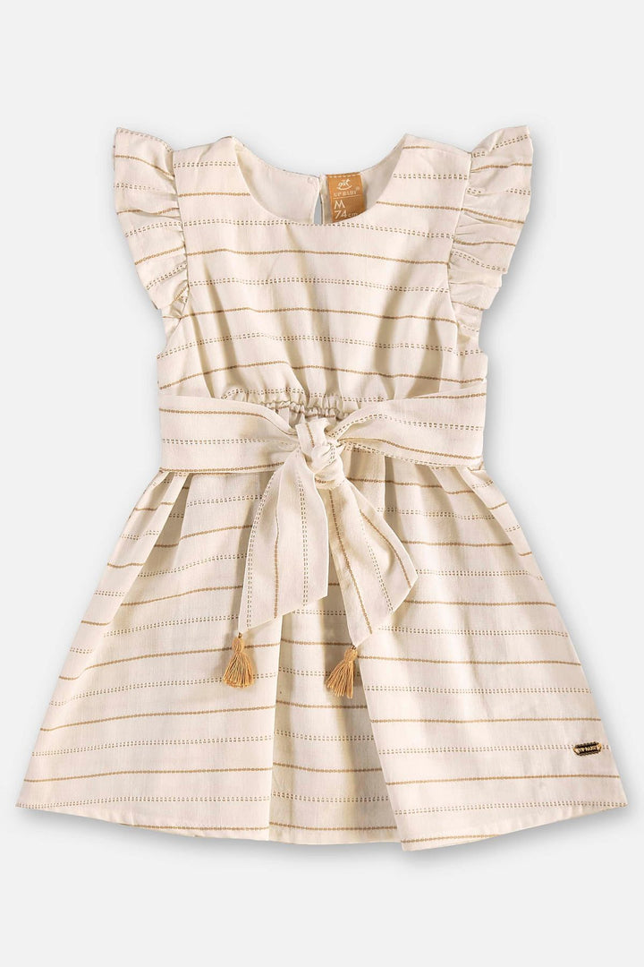 UP BABY BEBE NIÑA VESTIDO NATURAL