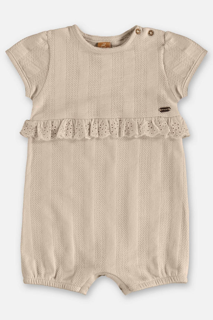 UP BABY BEBE NIÑA ROMPER NATURAL