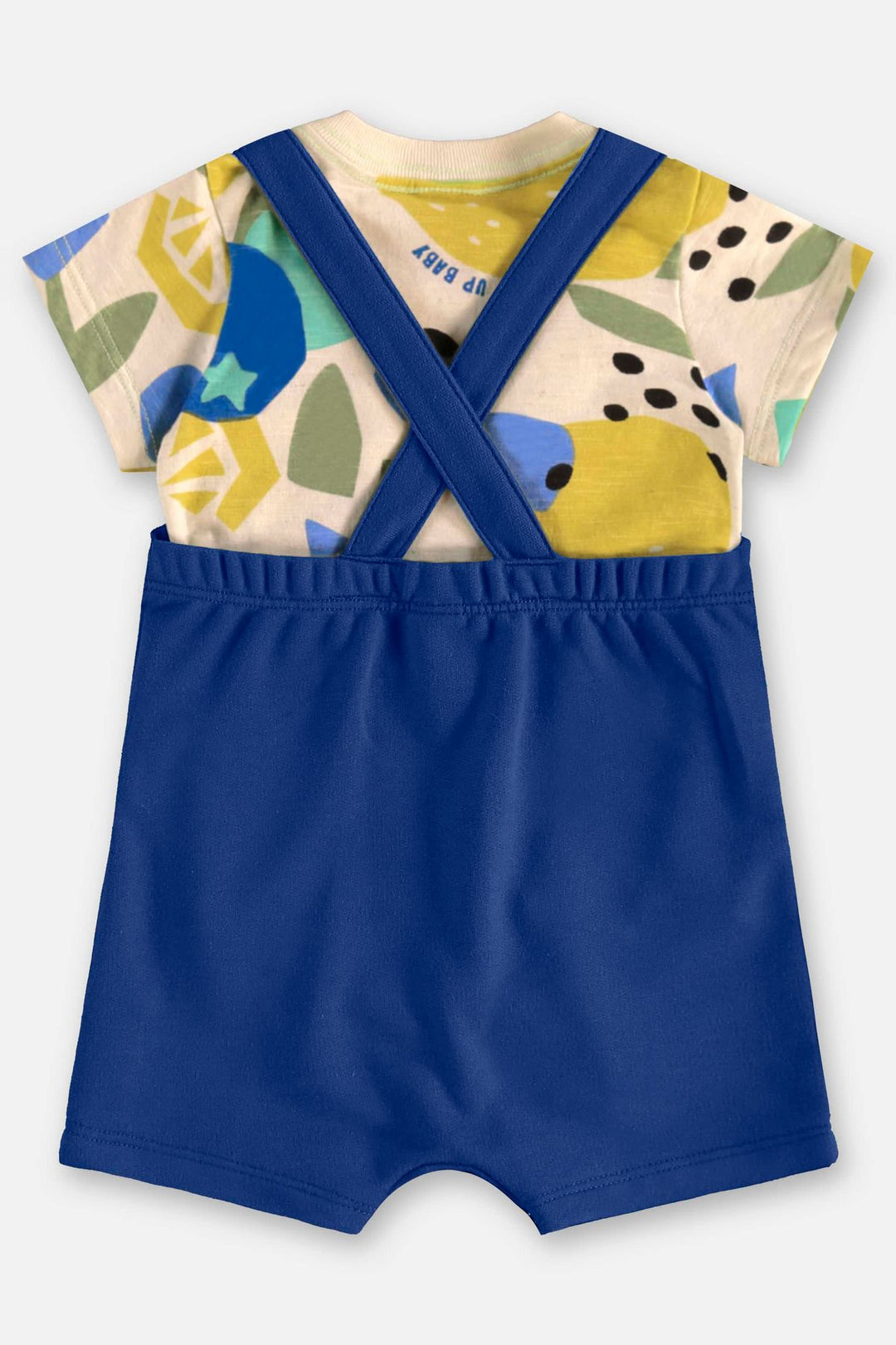 UP BABY BEBE NIÑO CONJ. DE OVEROL ABSTRATO