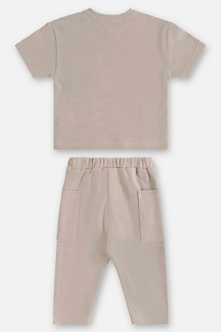 UP BABY BEBE NIÑO CONJ. DE PANTALON CINZA