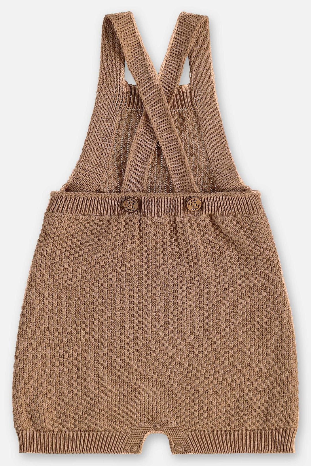 UP BABY BEBE NIÑO OVEROL MARROM CARTELA