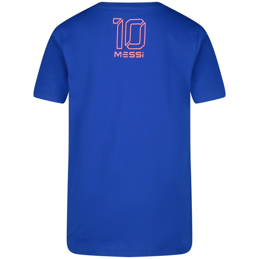 MESSI NIÑO TSHIRT POLO ROYAL BLUE