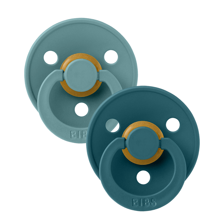 BIBS CHUPO LATEX SIZE2 ISLAND SEA/FOREST LAKE 2PK