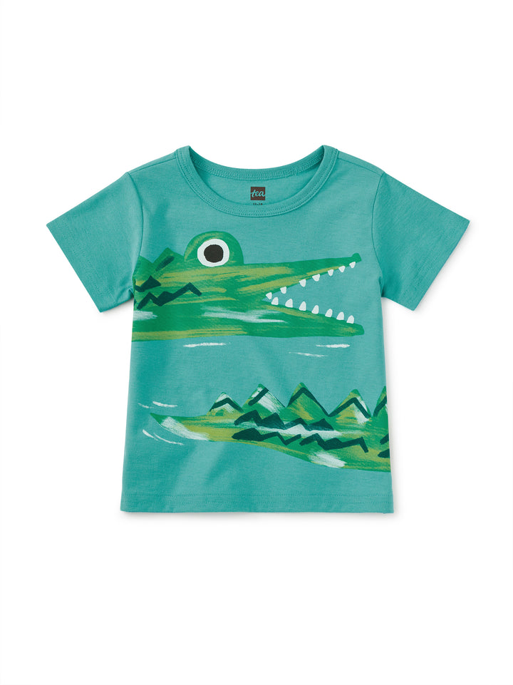 TEA COLLECTION NIÑO TSHIRT BABY CAIMAN PATINA