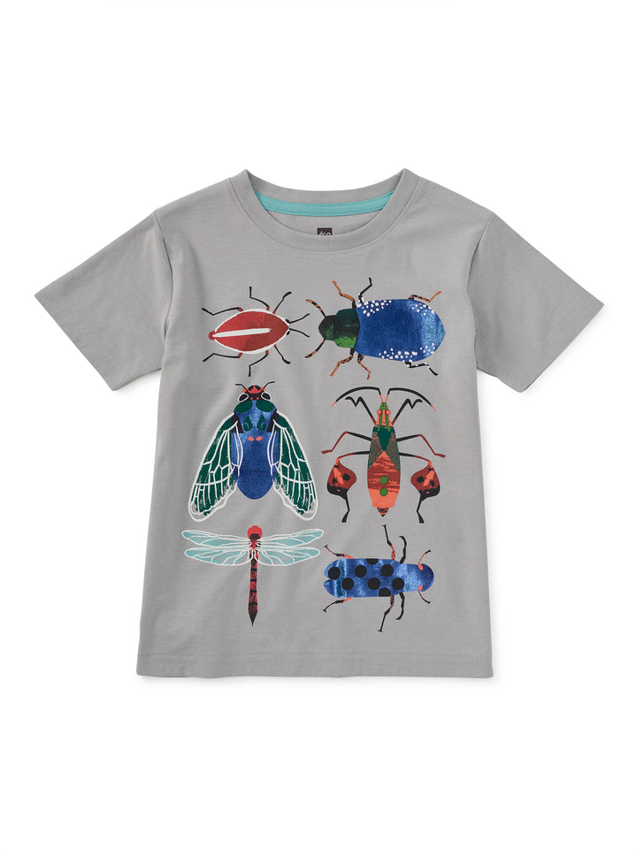 TEA COLLECTION NIÑO TSHIRT INSECT ASSORTMENT SIDEWALK
