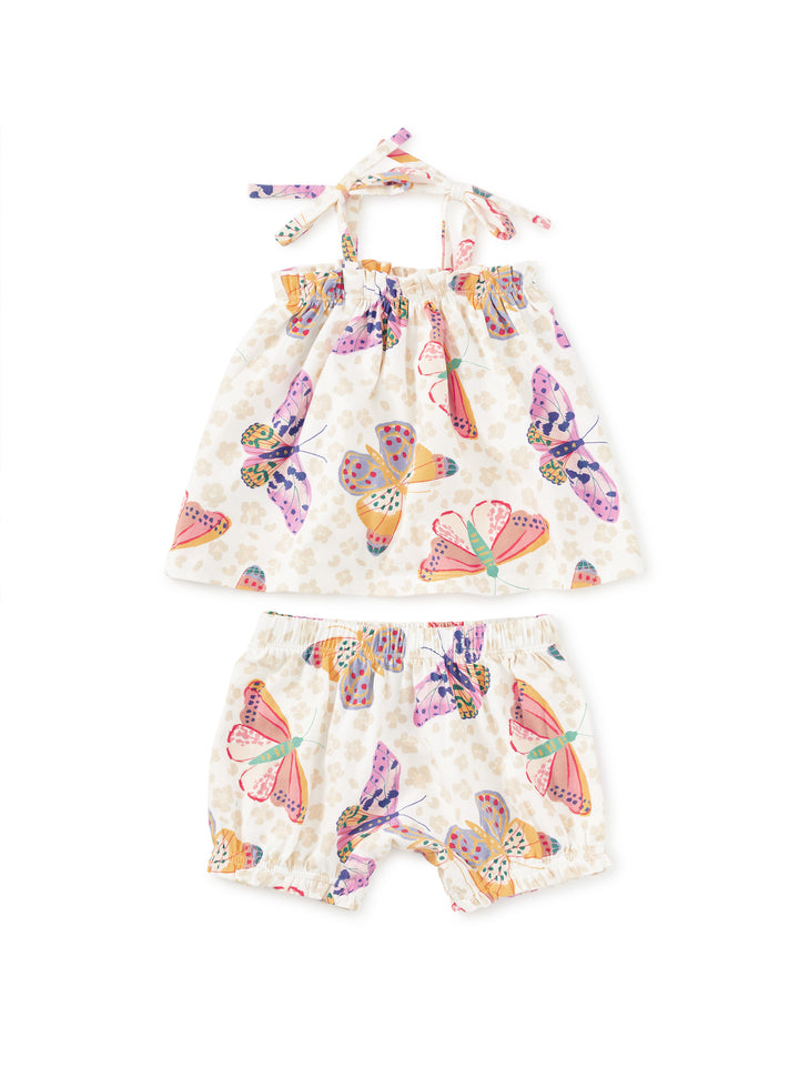 TEA COLLECTION NIÑA CONJ. DE SHORT JAGUAR SPOT BUTTERFLIES