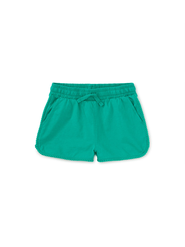 TEA COLLECTION NIÑA SHORT POM-POM GYM LIGHT LAGUNA