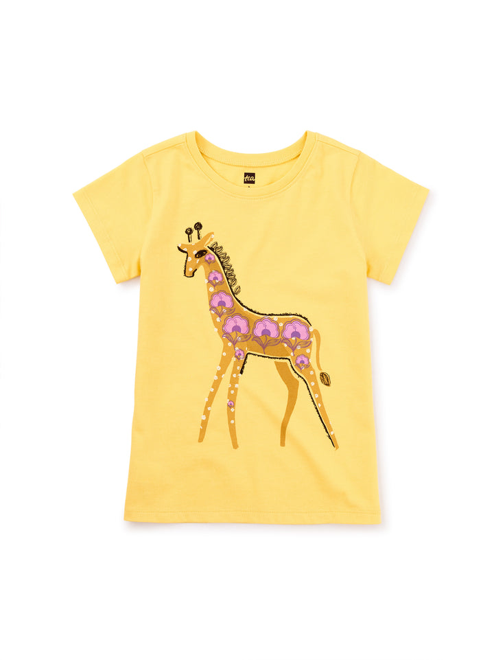 TEA COLLECTION NIÑA TSHIRT DECORATED GIRAFFE DEL SOL