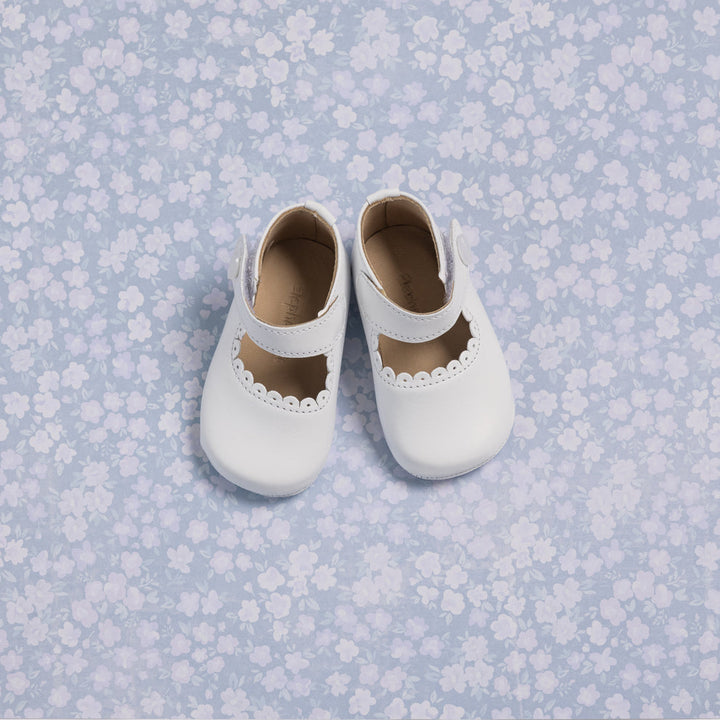 ELEPHANTITO BEBE NIÑA ZAPATO MARY JANE WHITE