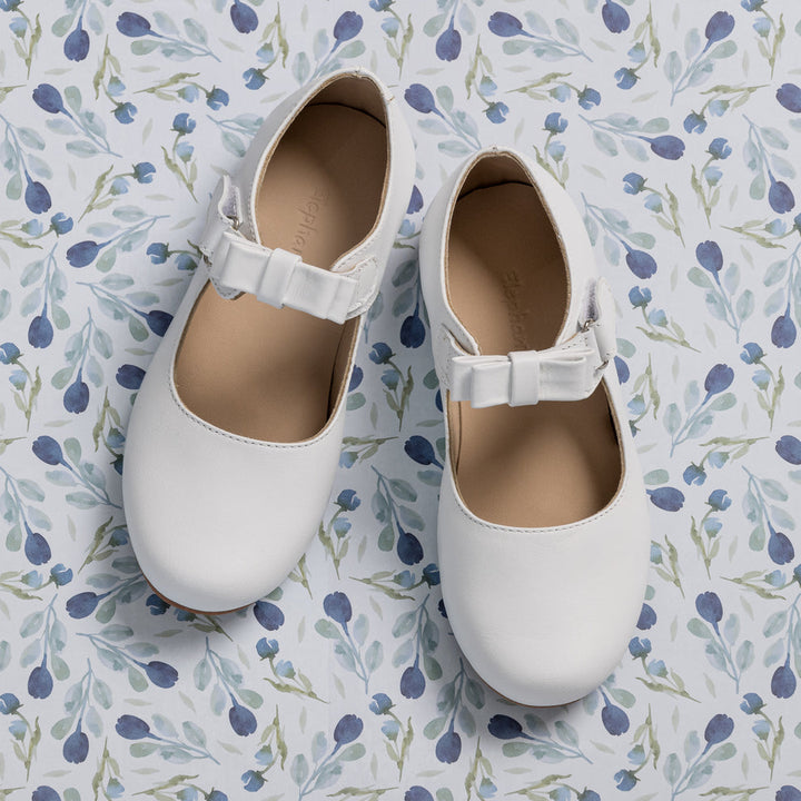 ELEPHANTITO NIÑA ZAPATO CHARLOTTE MARY JANE WHITE