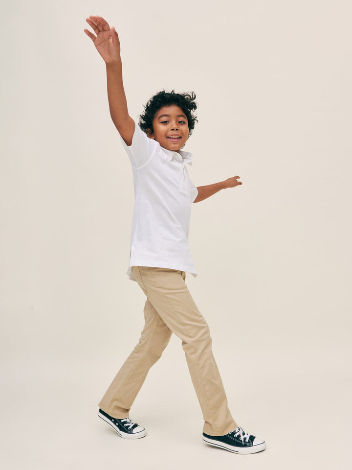DL1961 NIÑO PANTALON BENJI STRAIGHT ALMOND