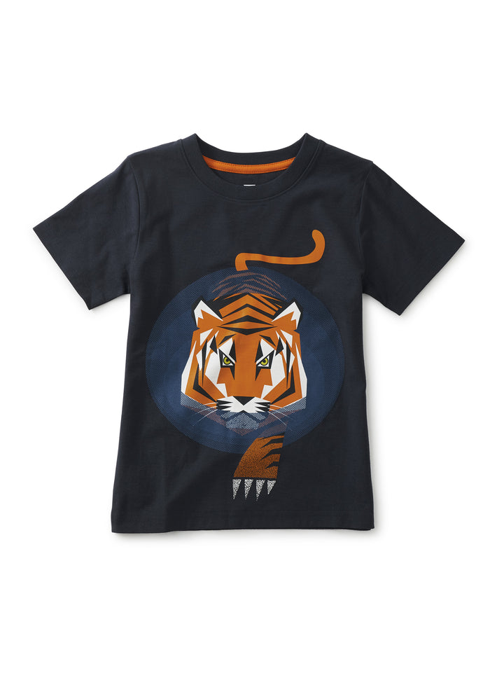 TEA COLLECTION NIÑO TSHIRT PROWLING TIGER GRAPHIC