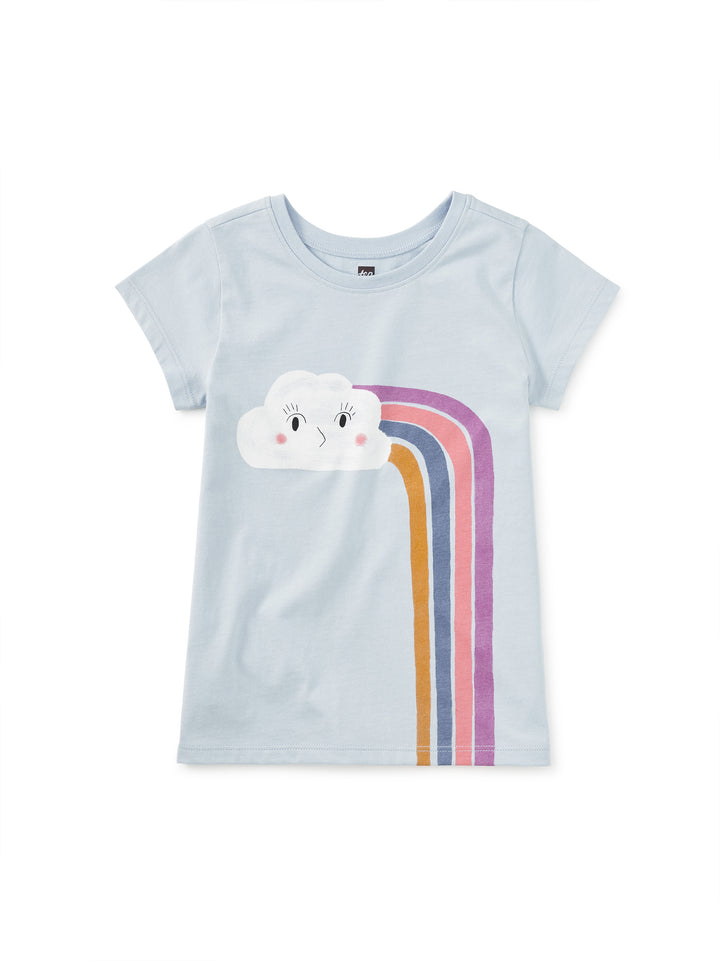 TEA COLLECTION NIÑA TSHIRT RAINBOW DOUBLE SIDED
