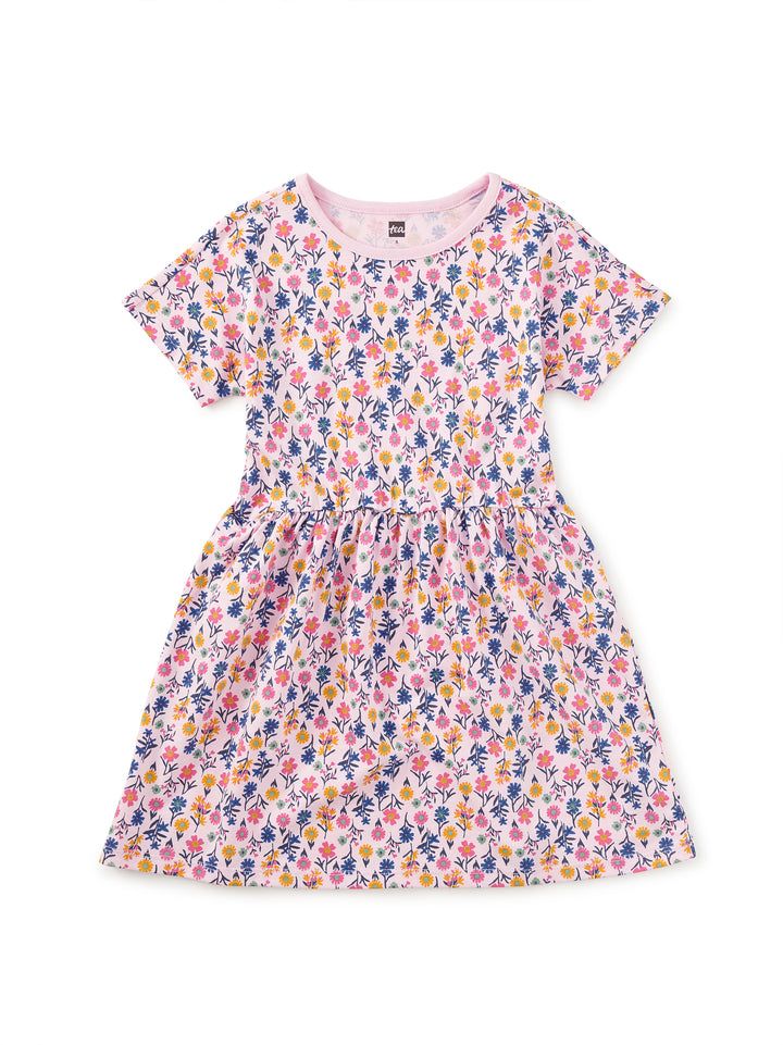 TEA COLLECTION NIÑA VESTIDO SHORT SLEEVE TWIRL