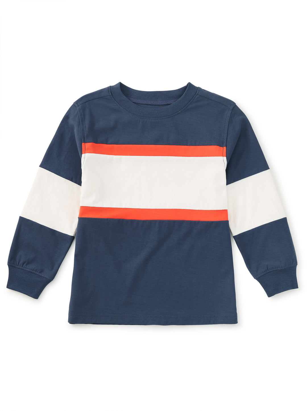 TEA COLLECTION NIÑO TSHIRT COLORBLOCK RUGBY JADE