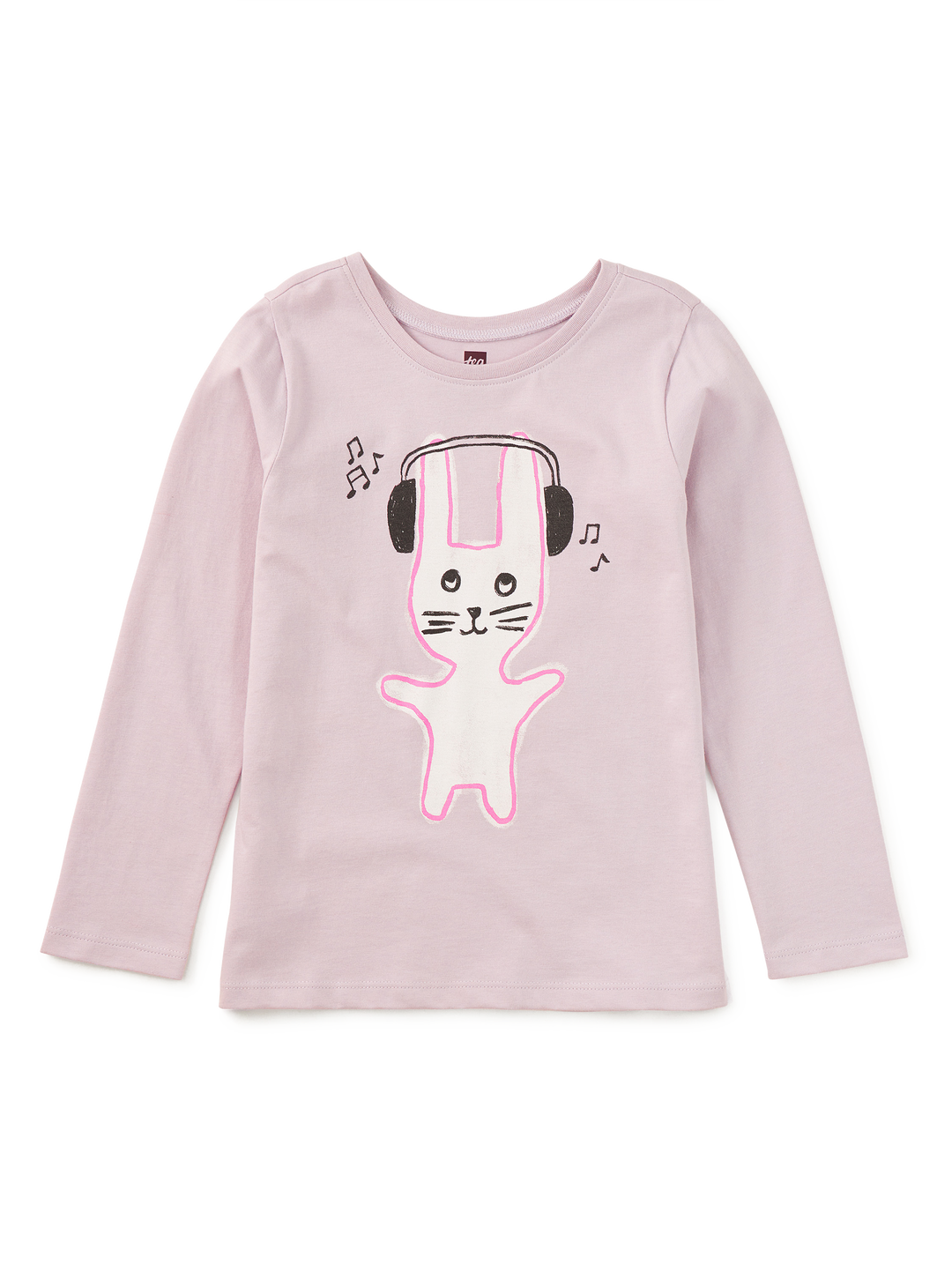 Tea Collection Camiseta Conejo Bunny Bop Urchin Purple para Niña