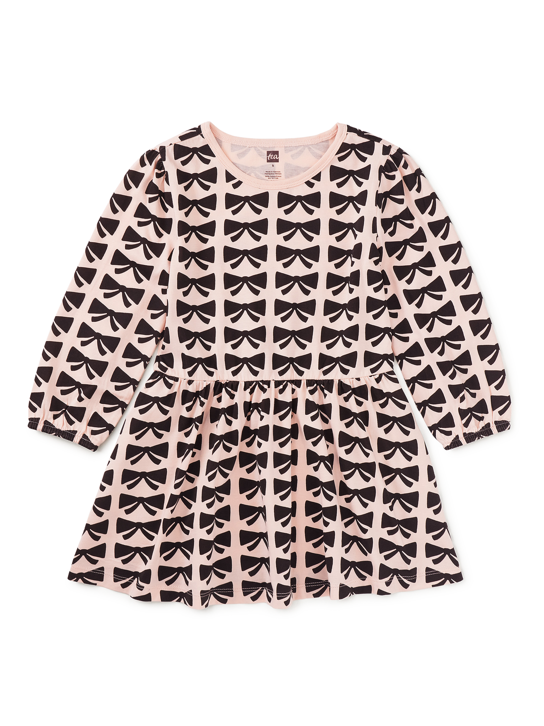 Tea Collection Vestido Blouson Sleeve Pocket para Niña
