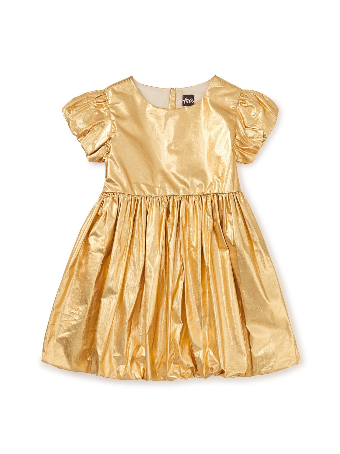 Tea Collection Vestido Metallic Balloon para Niña