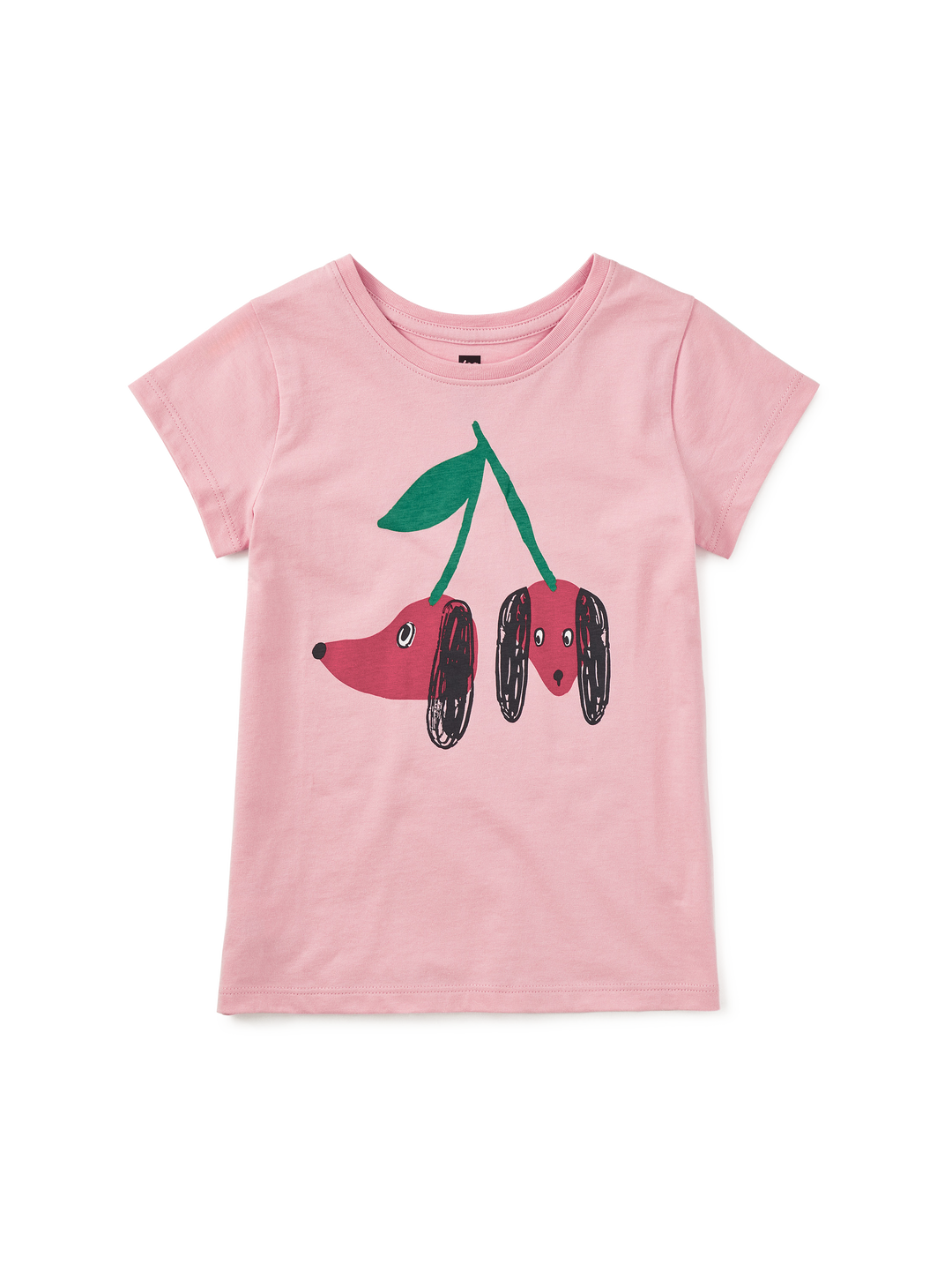 Tea Collection Camiseta Cherry Dogs Graphic para Niña