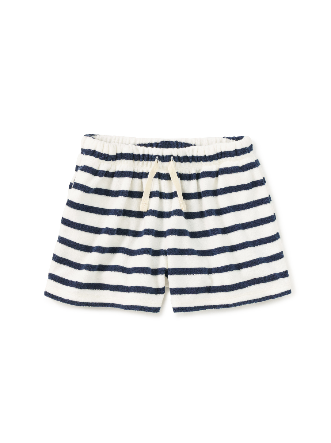 Tea Collection Short Terry Stripe Naval Blue para Niña