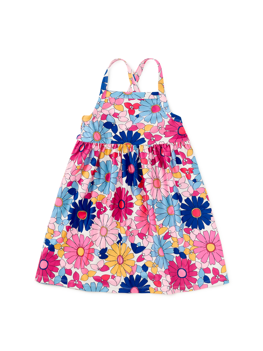Tea Collection Vestido Strappy Sun Daisy Deluxe para Niña