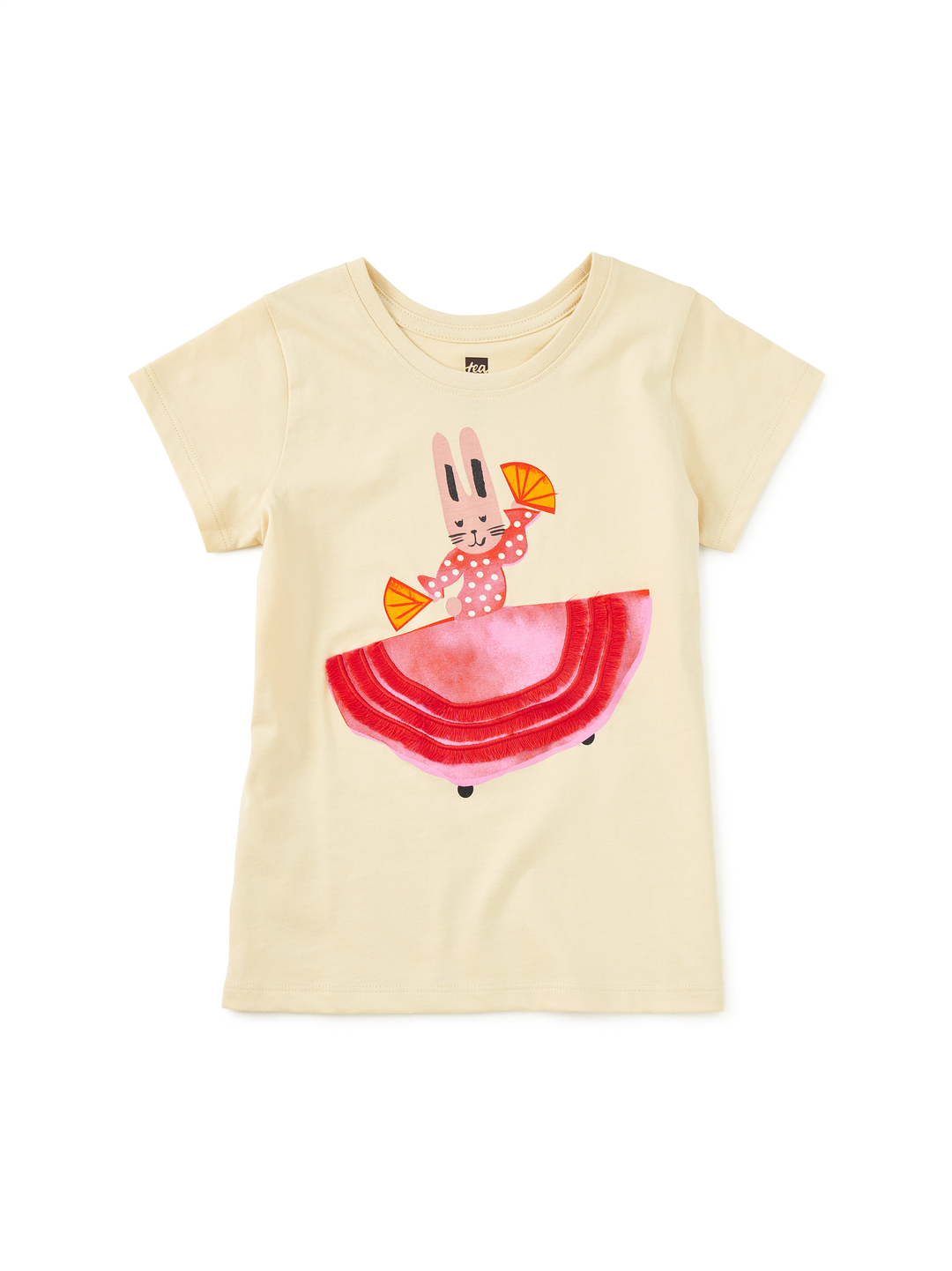 Tea Collection Camiseta Bunny Olé! Graphic Almond para Niña
