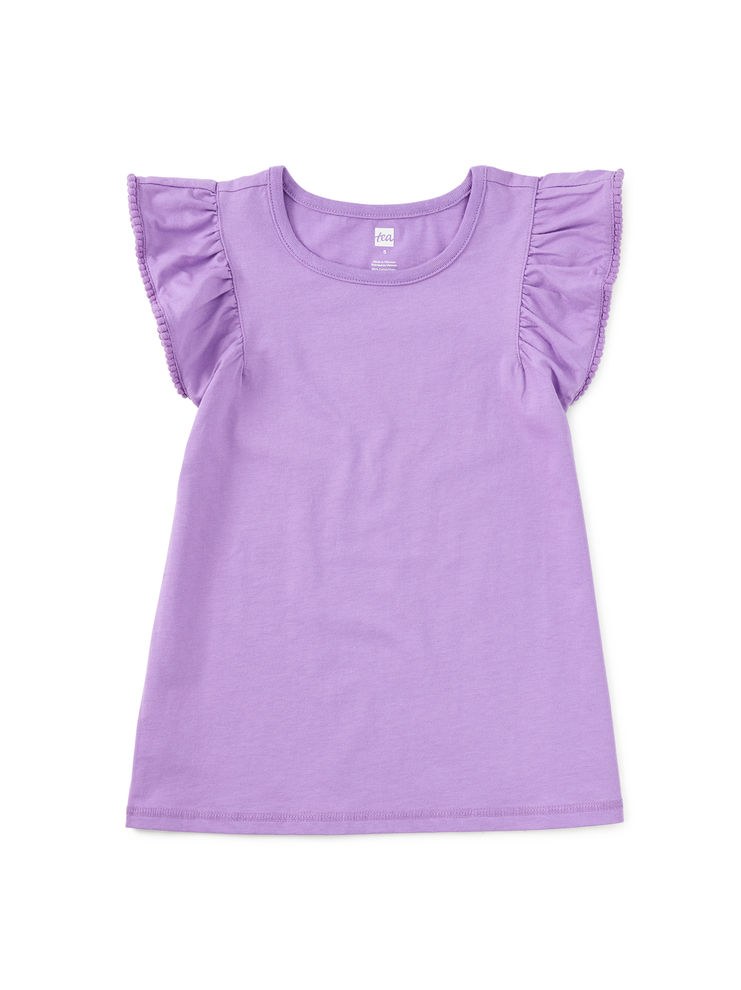 Tea Collection Blusa Pom-Pom Flutter Paisley Purple para Niña