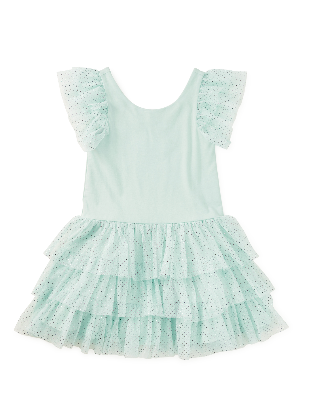 Tea Collection Vestido Tiered Tulle Party Flamenco Dots para Niña