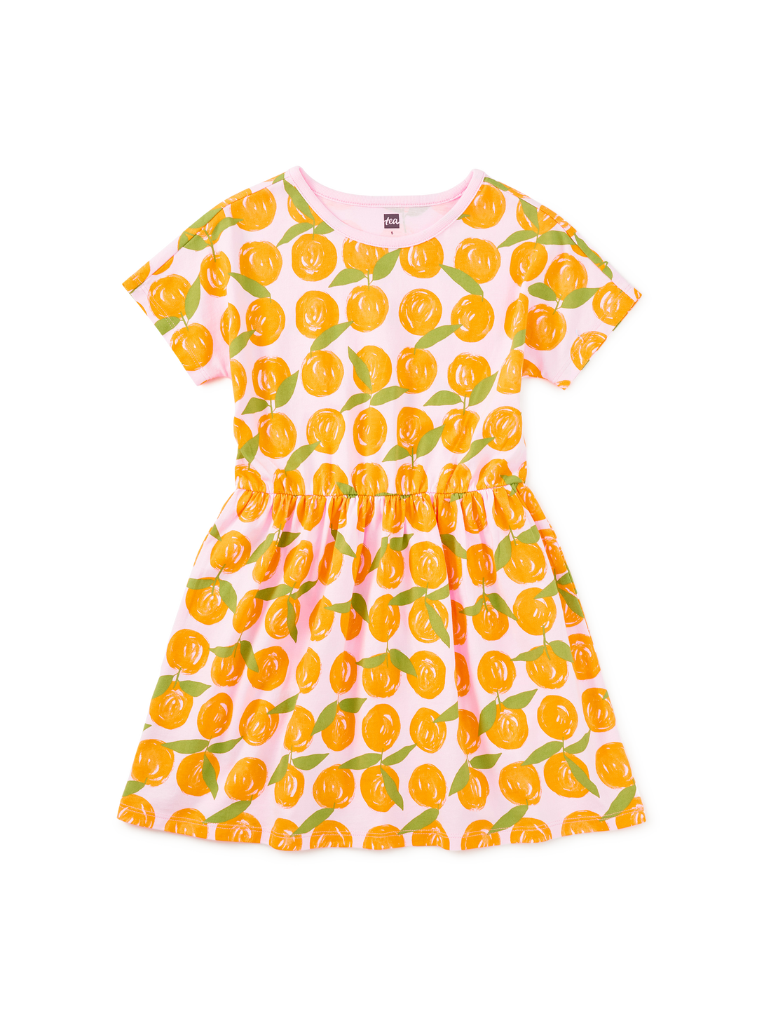 Tea Collection Vestido Twirl Valencia Orange para Niña