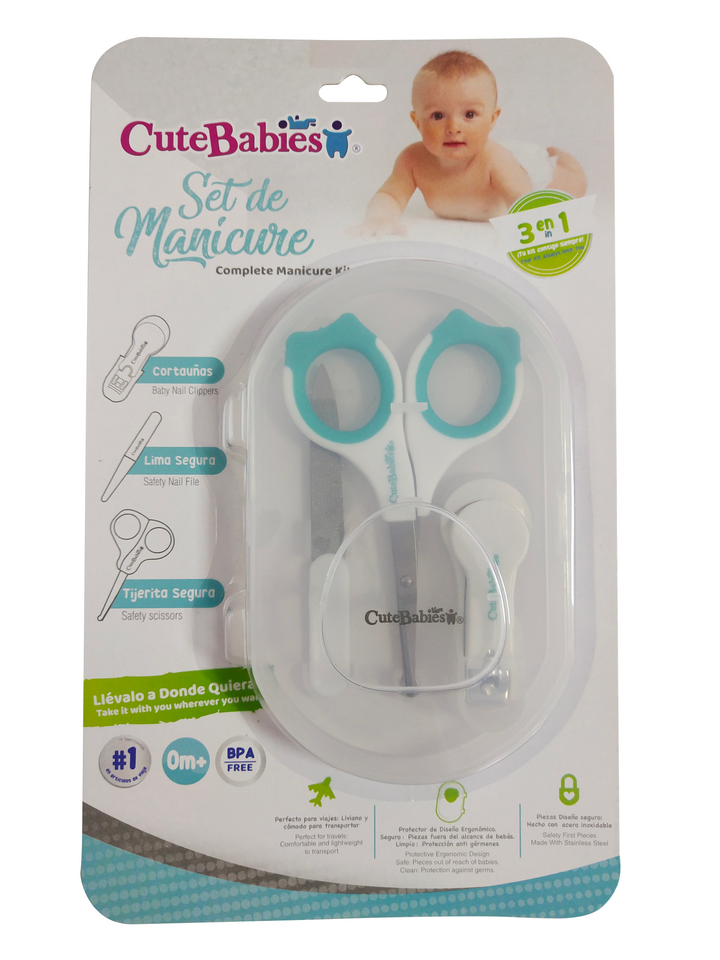 CUTEBABIES SET DE MANICURE 3EN1