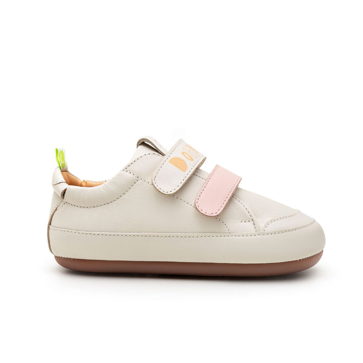 TIP TOEY JOEY BEBE NIÑA ZAPATILLA BOSSY DOWN TO EARTH TAPIOCA/ BLOSSOM PINK/ PAPAYA